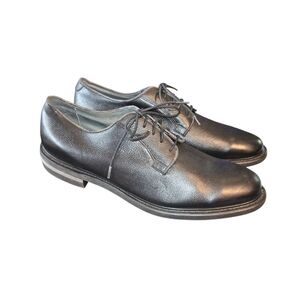 Stuart McGuire Imperial VTG NEW Black Matte Leather Biltrite Derby Shoes Size 11